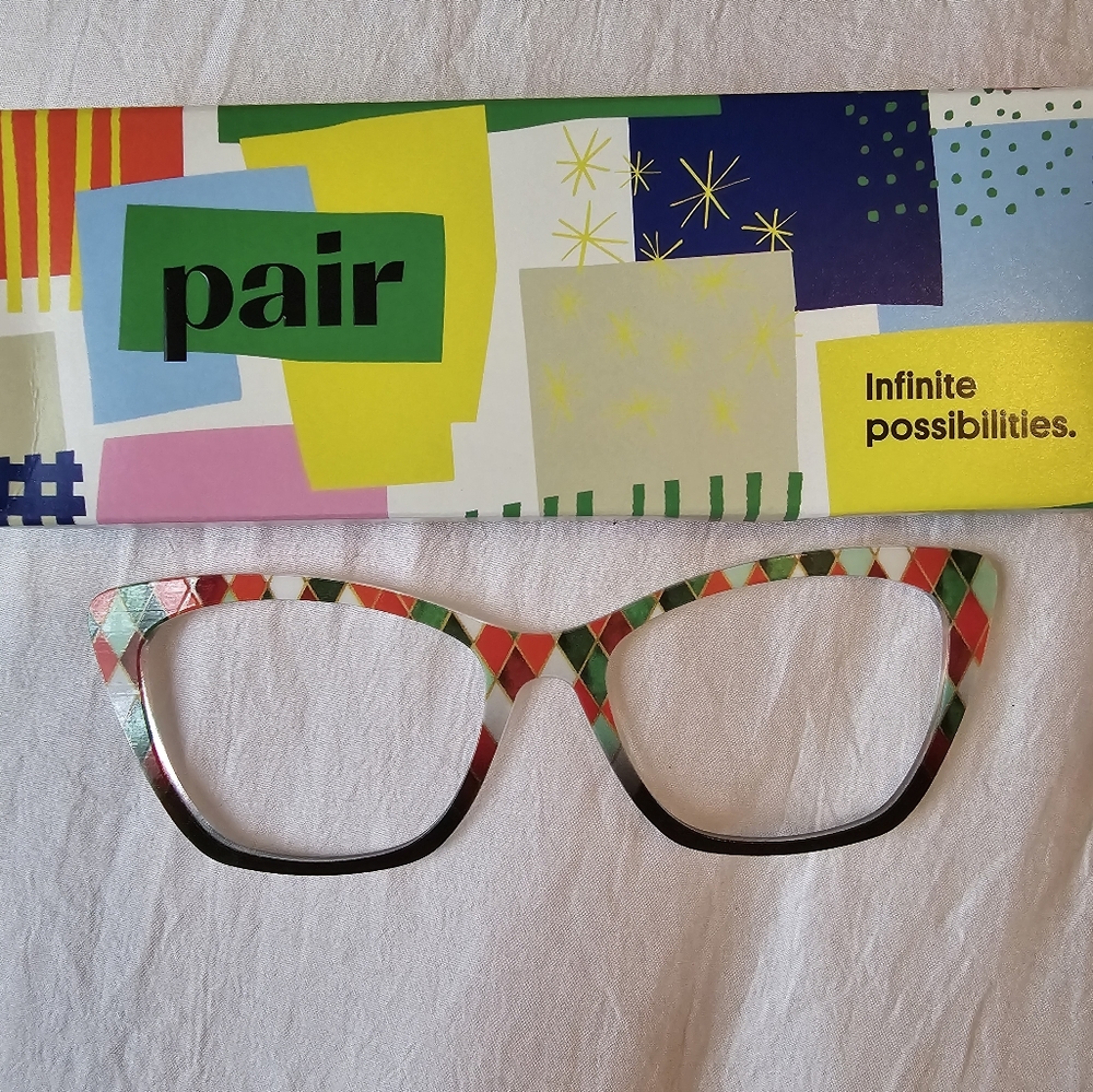 PairEyewear topper for Wanda style plaid